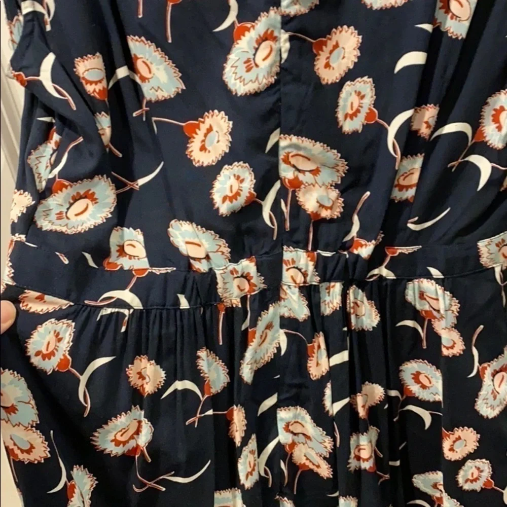 J Crew EUC ruffled faux wrap dress